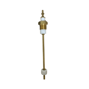 ELETRODO DE NIVEL EM LATÃO COM ROSCA DE Ø 3/8" X 160MM E PONTA COM TEFLON - Imagem 2